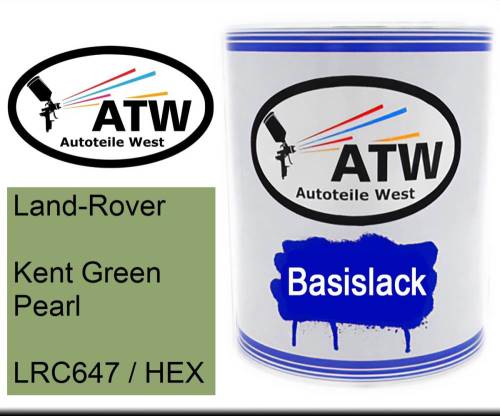 Land-Rover, Kent Green Pearl, LRC647 / HEX: 1L Lackdose, von ATW Autoteile West.